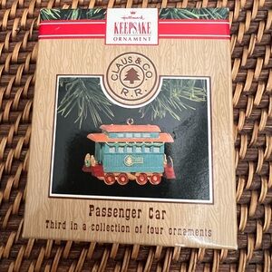 Hallmark Keepsake Ornament - Passenger Car in Red and Green
